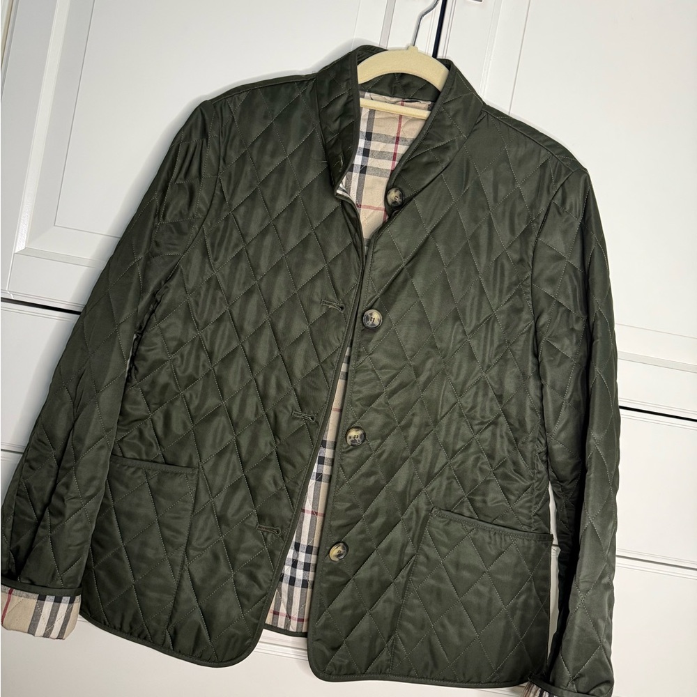 Burberry quilted nova check jacket